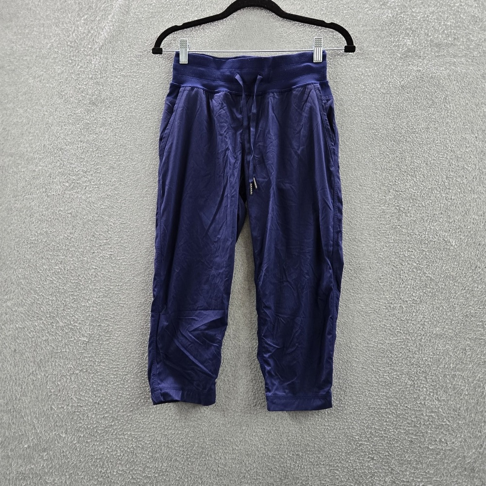 Lululemon Athletica Women Pants 2 Blue Dance Studio Crop